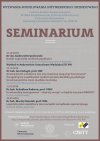 Plakat X seminarium z programem wykładów